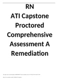 RN ATI Capstone Proctored Comprehensive Assessment A Remediation.