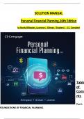 Solution Manual for Personal Financial Planning 15th Edition by Randy Billingsley, Lawrence J. Gitman .Complete Verified Chapter's | ISBN 9780357438480