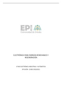 Apuntes Electrónica para Energías Renovables y Regeneración