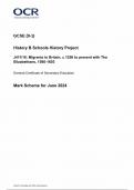 OCR GCSE HISTORY B MARK SCHEME PAPER 18 (J411/18)