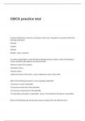 CBCS Practice Test Questions and Correct Answers