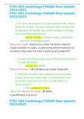 FTEC 093 Cardiology FISDAP New Update 2022/2023
