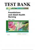 Test Bank Foundations and Adult Health Nursing 8th Edition by Kim Cooper Chapter 1-58 | A. Guide