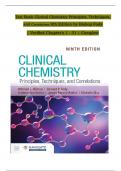 TEST BANK for Clinical Chemistry Principles, Techniques, and Correlations 9th Edition by Bishop Fody, All 31 Chapters Covered, Verified Latest Edition