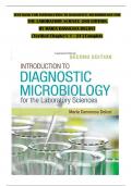 TEST BANK for Introduction to Diagnostic Microbiology for the Laboratory Sciences, 2nd Edition By Maria Dannessa Delost, All Chapters 1 - 24, Complete Newest Version