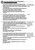 2024 HESI MATERNITY OB EXAM VERSION 6 |MOST RECENT UPDATE QUESTIONS AND CORRECT ANSWERS |ALREADY GRADED A+ | NEWEST UPDATE /GET IT 100% ACCURATE!!