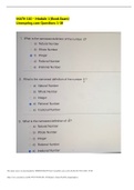 Exam (elaborations) MATH 110 – Module 1 (Book Exam) Limespring.com Questions 1-18