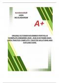 ENG2612 OCTOBER NOVEMBER PORTFOLIO (COMPLETE ANSWERS) 2024 - DUE 9 October 2024 ; 100% TRUSTED Complete, trusted solutions and explanations