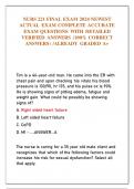 NURS 221 FINAL EXAM 2024 NEWEST  ACTUAL EXAM COMPLETE ACCURATE  EXAM QUESTIONS WITH DETAILED  VERIFIED ANSWERS (100% CORRECT  ANSWERS) /ALREADY GRADED A+