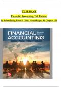 Test Bank for Financial Accounting 11th Edition by Libby & Hodge. All 13 Chapters  Complete, Verified Edition: ISBN ,9781264229734