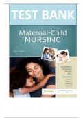 TEST BANK FOR Maternal-Child Nursing 6th Edition by Emily Slone McKinney & Susan Rowen James , ISBN: 9780323697880 Chapters 1-55 |All Chapters with Answers and Rationales| Guide A+