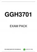 GGH3701 EXAM PACK 2024