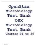 OpenStax Microbiology Test Bank OSX Microbiology Test Bank - Chapter 01 to Chapter 26