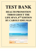 Health Promotion Throughout the Life Span (Health Promotion Throughout the Lifespan (Edelman)) 8th Edition by Carole Lium Edelman MSN GCNS-BC CMC (Author), Elizabeth Connelly Kudzma DNSc MPH WHNP-BC CNL 