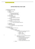 MATERNAL NEWBORN 275 Proctored-Final Study Guide Newly Updated 2022