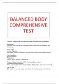 BALANCED BODY COMPREHENSIVE PILATES QUIZ