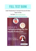 Goulds Pathophysiology For The Health Professions 6th Edition Hubert Test Bank