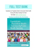 Foundations for Population Health in Community Public Health Nursing 5th Edition Stanhope Test Bank