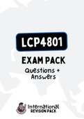 LCP4801 - EXAM PACK (Questions and Answers for 2013-2022) (with Summarised Notes)