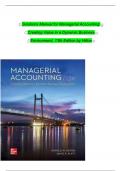 Solutions Manual for Managerial Accounting: Creating Value in a Dynamic Business Environment, 13th Edition by Hilton, Verified Chapters 1 - 17, Complete Newest Version