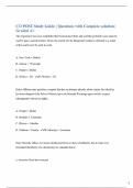 CO POST Study Guide | Questions with Complete solution | Graded A+