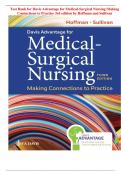 Test Bank for Davis Advantage for Medical-Surgical Nursing: Making Connections to Practice 3rd edition by Hoffman and Sullivan