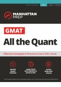 GMAT All the Quant Manhattan Prep.