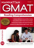 MANHATTAN GMAT Reading Comprehension GMAT Strategy Guide 