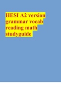 HESI A2  COMPLETE EXAM PACKAGE UPDATED UPTO 2023!!!