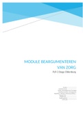 Module Beargumenteren van zorg PLP-3 (beoordeling 9.0)