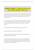 AWHONN-MODULE 7 Questions and Answers with Complete Solutions | 100% pass