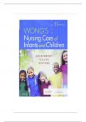 TEST BANK FOR WONG'S NURSING CARE OF INFANTS AND CHILDREN 11TH EDITION BY MARILYN J. HOCKENBERRY, DAVID WILSON | COMPLETE SOLUTION GUIDE | GRADE A+.