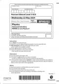 Pearson Edexcel AS Physics paper 2 June 2024 QUESTION PAPER (8ph0-2)-Core Physics II