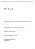 MNG Exam 3 Questions and Answers