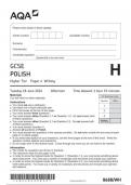 AQA GCSE POLISH Higher Tier Paper 4 Writing question paper 2024 june 8688/WH