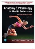 Test Bank Anatomy & Physiology for Health Professions, An Interactive Journey 4th Edition by Colbert