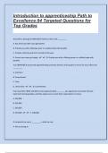 Introduction to apprenticeship Path to Excellence:94 Targeted Questions for Top Grades Well Answered