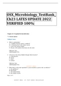 OSX_Microbiology_TestBank_Ch23 LATES UPDATE 2022 VERIFIED 100%