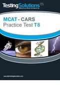 MCAT- CARS PRACTICE TEST 8