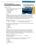 Test Bank For Fundamentals of Nursing 11th Edition Potter Perry Chapter 1-50 | Complete Guide Newest Version 2022