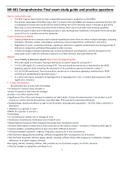 NR 601 Comprehensive Final exam study guide and practice questions Chamberlain College of Nursing 2022