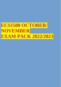 ECS1500 OCTOBER/ NOVEMBER EXAM PACK 2022/2023