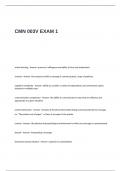 CMN 003V EXAM 1 Questions and Correct Answers