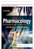 Test Bank For Lilleys Pharmacology for Canadian Health Care Practice 5th Edition Sealock | All Chapters 1-58| Complete Guide With Solutions| Revised Edition 2024-2025