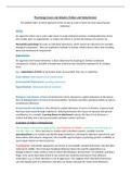 AQA Psychology: Holism VS Reductionism 