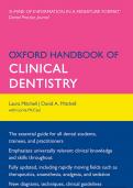 Oxford Handbook of Clinical Dentistry