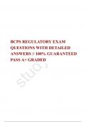 BCPS REGULATORY EXAM QUESTIONS WITH DETAILED ANSWERS // 100% GUARANTEED PASS A+ GRADED 