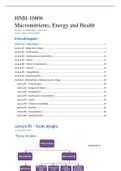 HNH-10806: Macronutrients, Energy and Health | Samenvatting