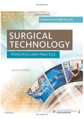 Surgical Technology Principles and Practice 7th Edition Fuller Test Bank