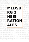 MEDSURG 2 HESI RATIONALES